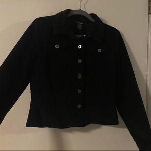 Rafaella Black corduroy Jacket